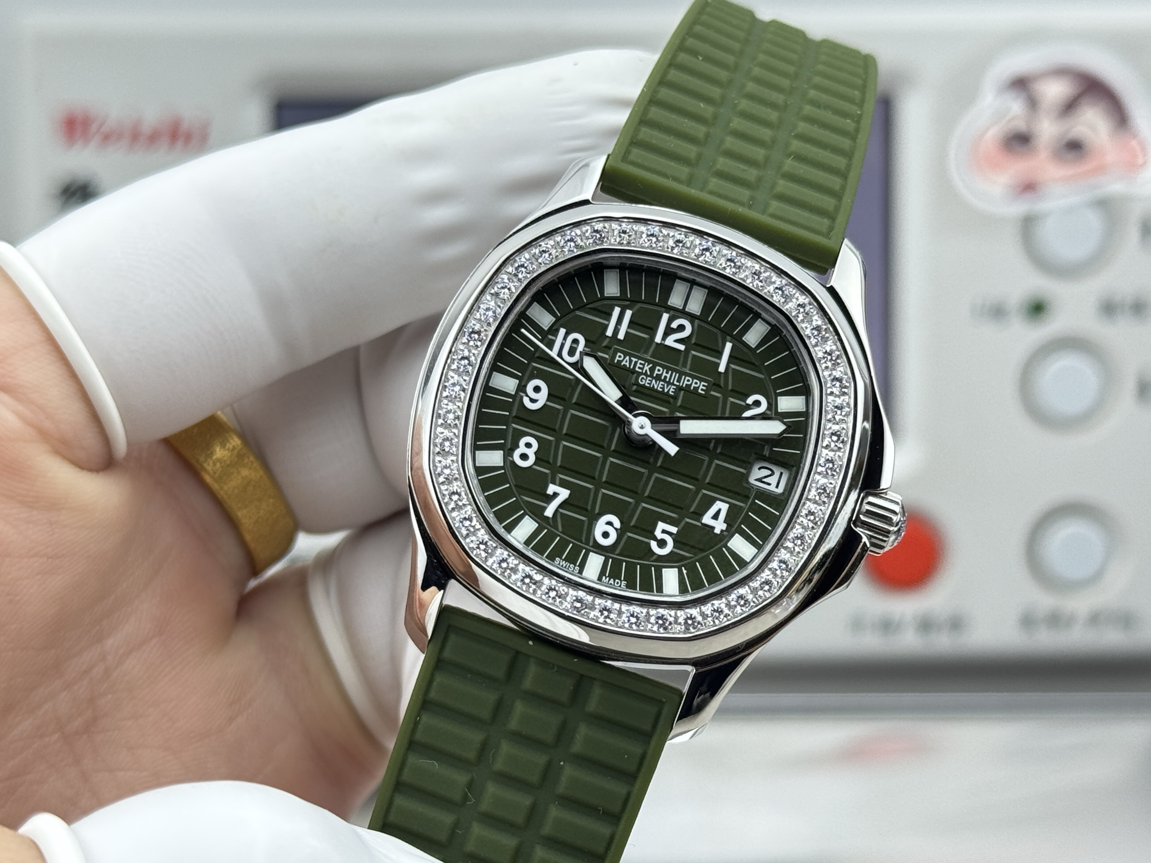 파텍필립 아쿠아넛 자동 여성용 GR 공장 레플리카 44065 Patek Philippe 이미지 12