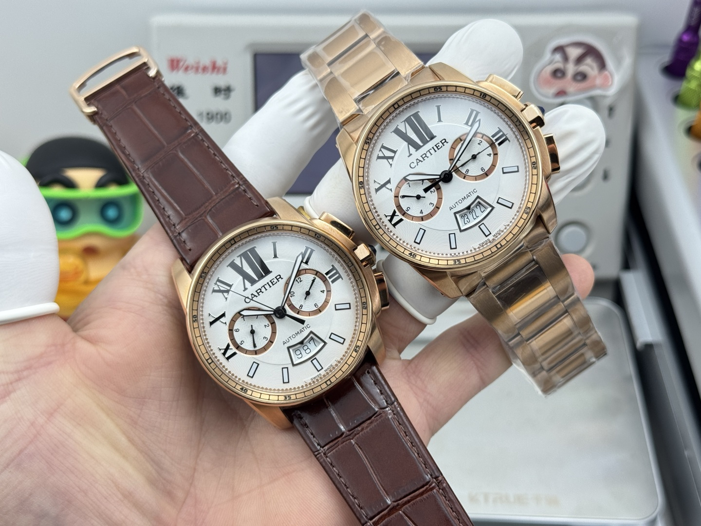 NO:714514,GAW original Cartier/CARTIER N9 Cartier series original imported movement (zero renovation), original Cartier logo rotor, with various practical functions such as month, day of the week, date, etc. Original stainless steel folding buckle design (glossy and sanded below), sapphire crystal mirror, elegant and chic, super A quality, it is a very modern Cartier watch, which perfectly combines men's full dynamic and outstanding talents,,,cartier,cartier19860909GAW 原版 卡地亚/ CARTIER N9 卡历博系列原版进口机芯（零翻修）,原装卡地亚标志陀片,具备月份,星期,日期等各种实用功能显示.原装精钢折叠表扣设计（上光下砂）,蓝宝石水晶镜面,高雅别致,超A品质,是极具现代感的卡地亚腕表,将男士的十足动感与杰出才华结合得天衣无缝,,,cartier,cartier,Watch