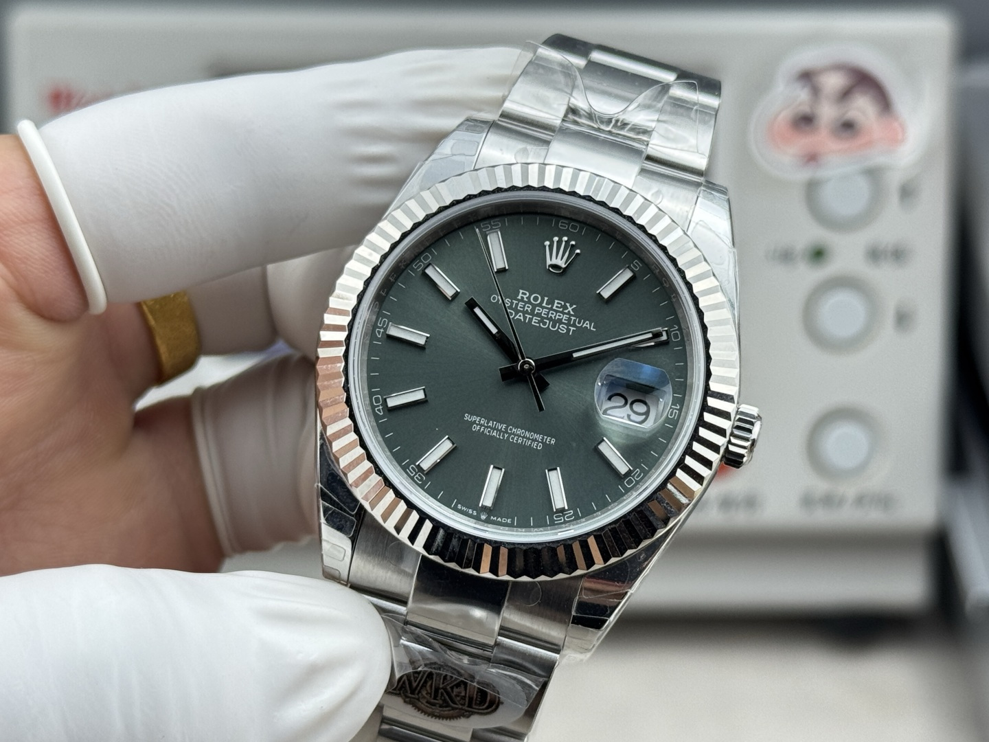 Rolex Style Beige Watches Watches Watches detail image 3 from source 765402