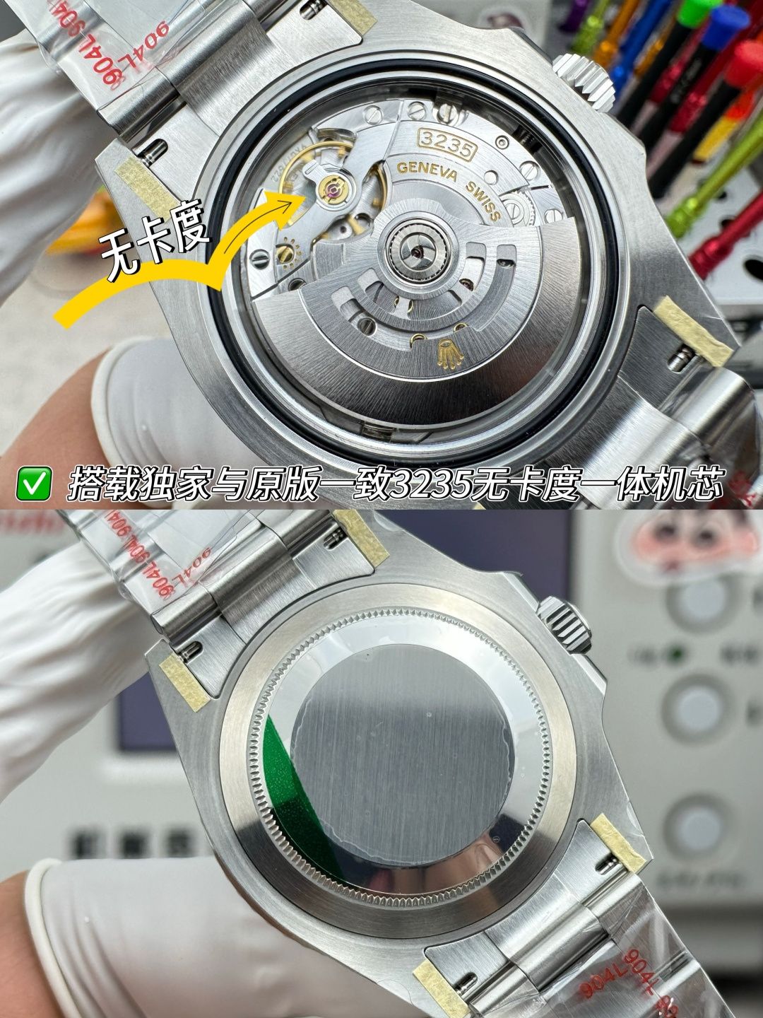 Rolex Style Black Watches Watches Watches detail image 9 from source 765407