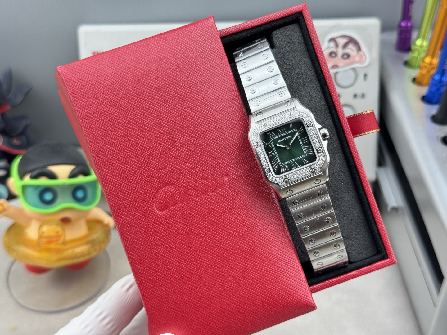 Cartier CLF 卡地亚 迷你尺寸 女款山度士
