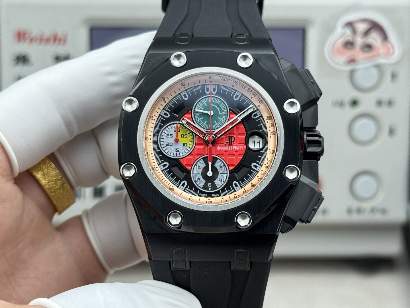 LS .Factory Audemars Piguet · 26568PM.OO.A021CA.01 · 44 1 7750 12 Cal.3126/3840 2 316 306 3 4 5 CNC Piguet