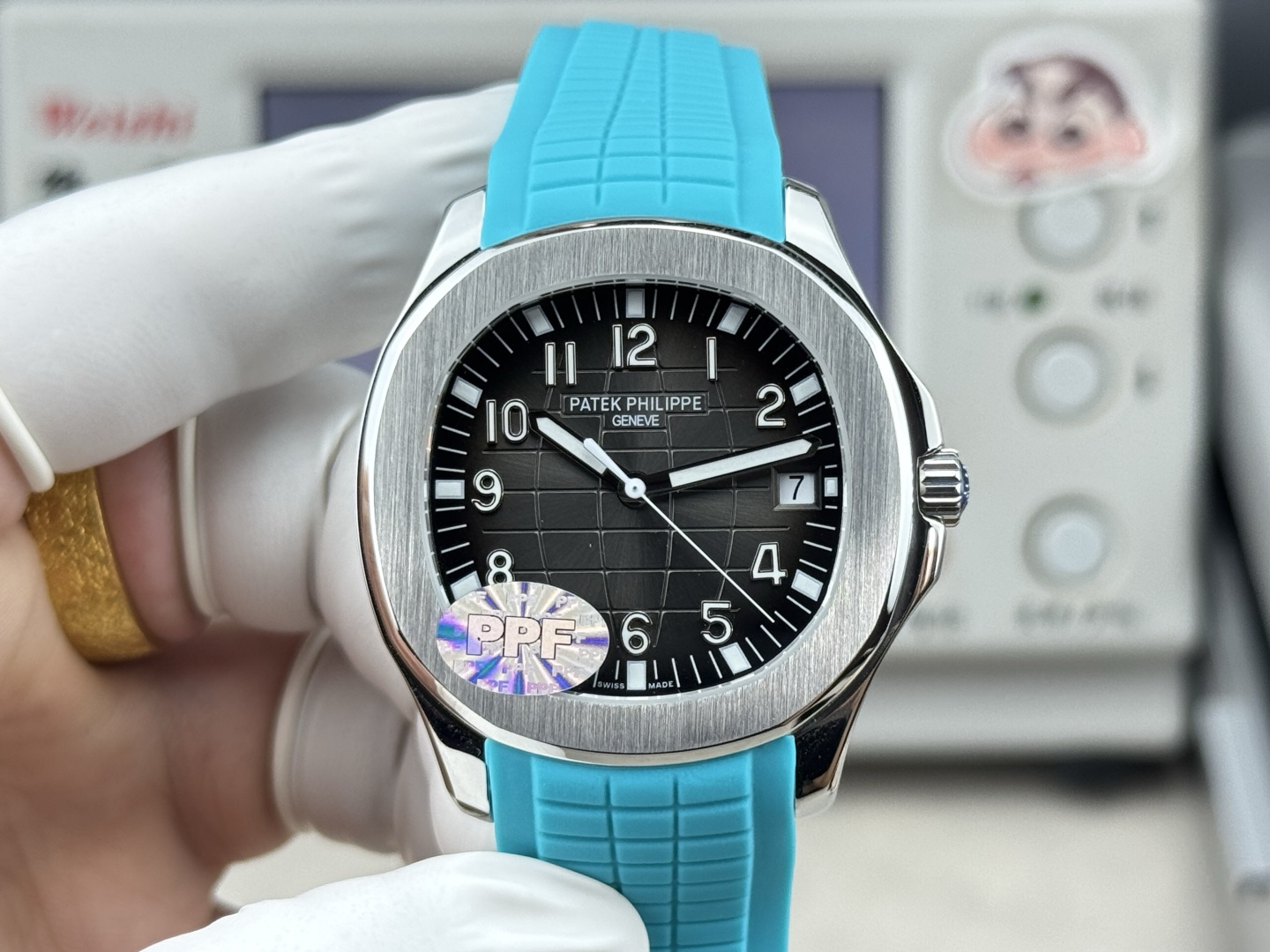NO:765901,F Patek Philippe, grenade/aperture, new color 'Diffuslan' 8.3mm thickness (the same as the original version) built-in 324 integrated movement (the same as the original version, non-stop seconds)...,,patek philippe19860909F 百达翡丽,手雷/光圈,新色“迪芙斯兰” 8.3mm厚度（原版一致）内置324一体机芯（原版一致调时不停秒）…,,patek philippe,Watch