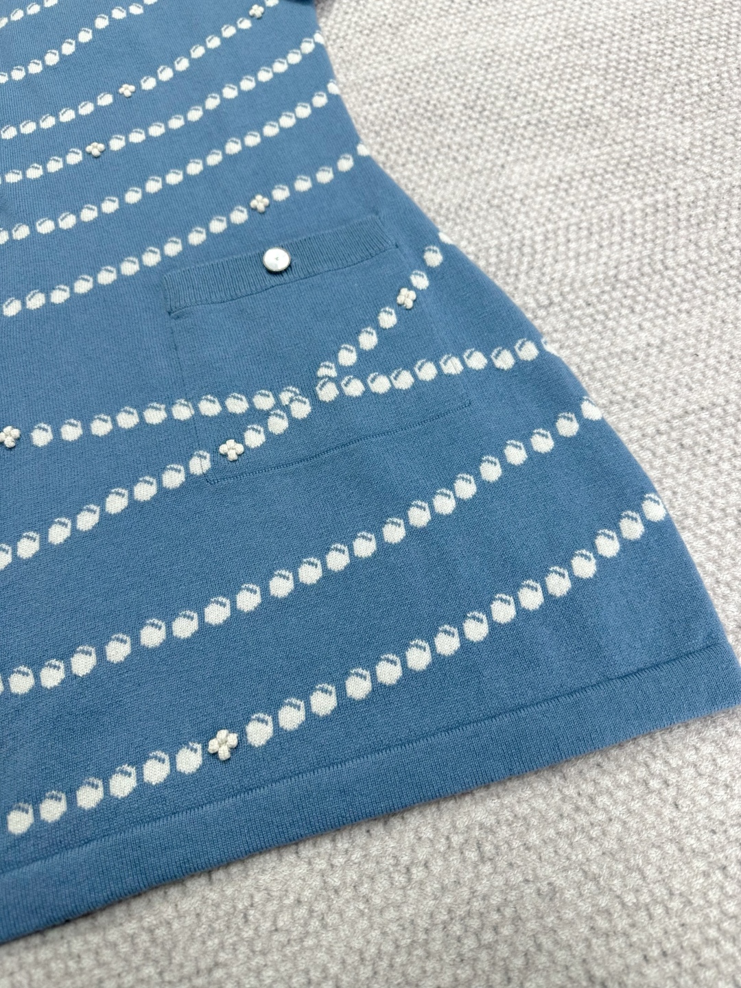 Elegant Chanel Cashmere Dress with Pearl Chain, Knit Mini Dress for Women 9 cmp i1742365275083 4016 0 7