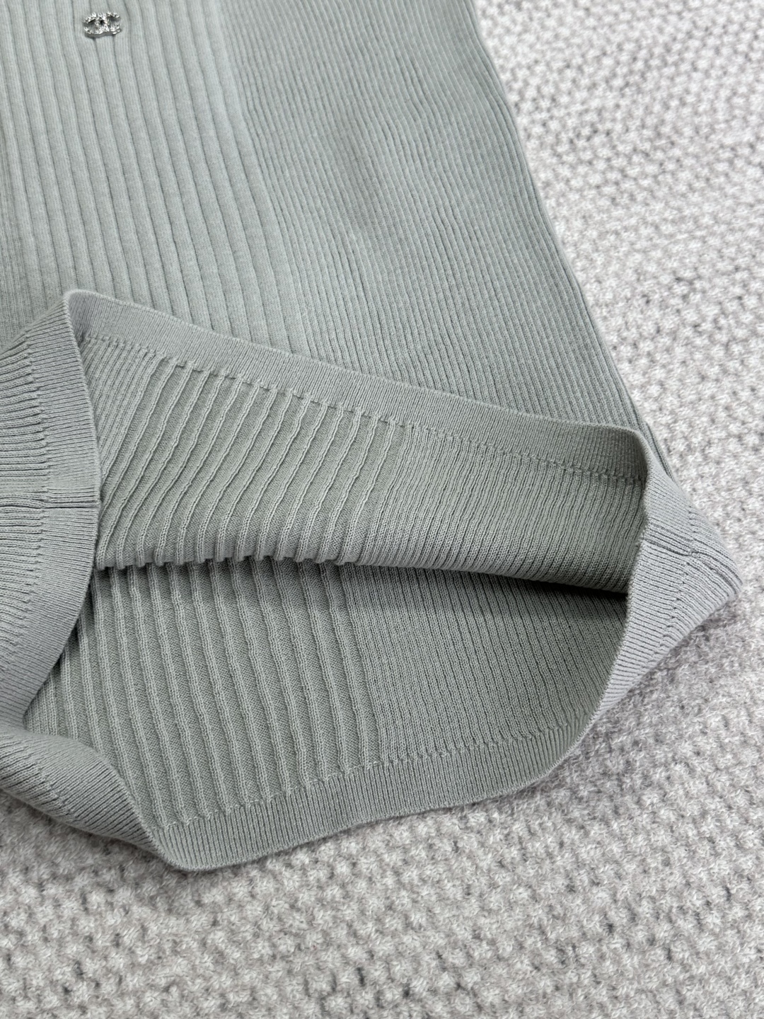 Coco Beach Knitted Tank Top | Fine Cotton Ribbed Vest with Trim 11 cmp i1750314129839 6663 0 9
