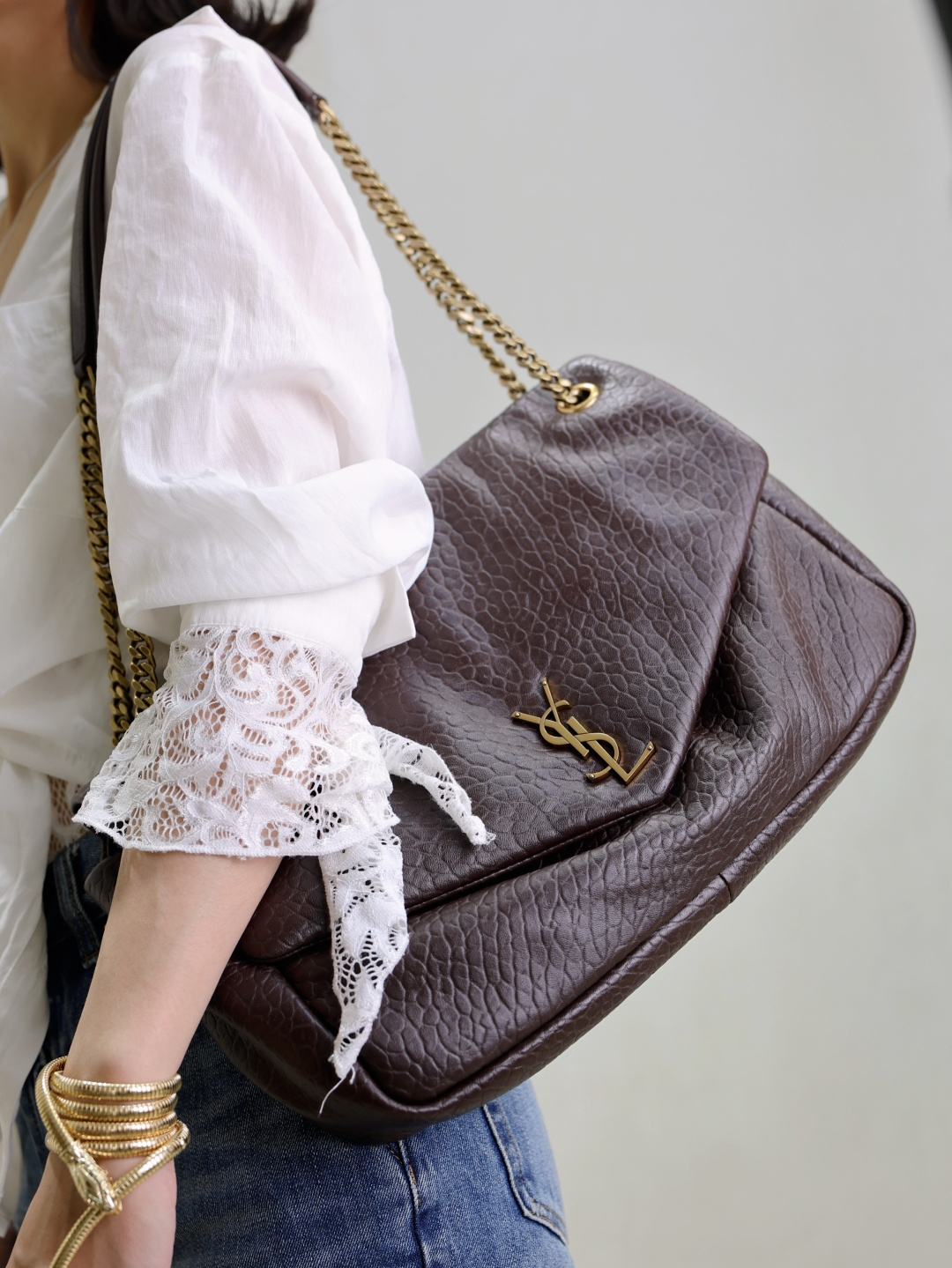 NO:387725,The material is soft and wear-resistant. The upper body is super comfortable. Saint Laurent, saint laurent19860909材质柔软又耐磨 上身超级舒服,圣罗兰,saint laurent,Bag