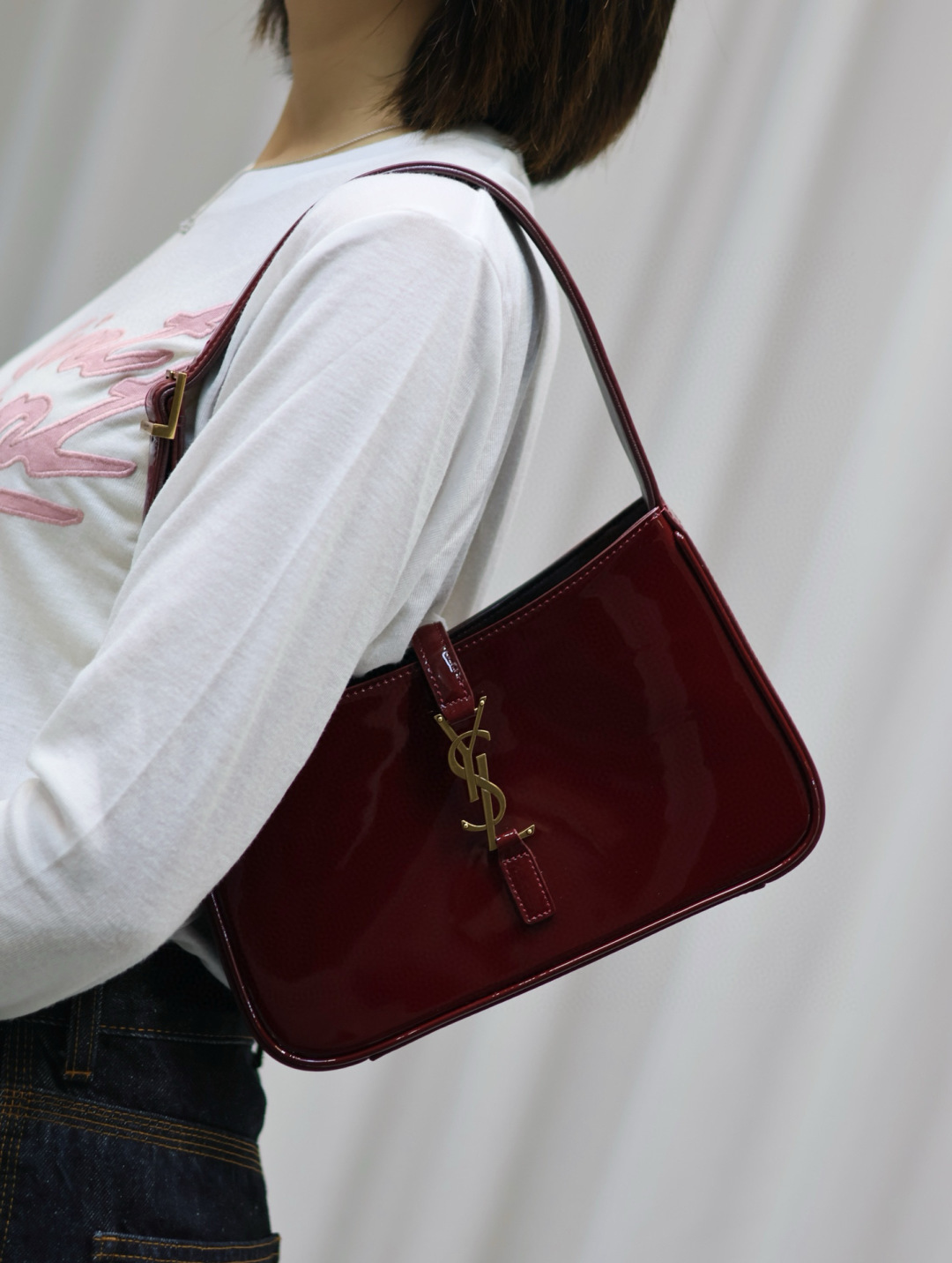 NO:211925,Reference for photos with the upper body_, Saint Laurent, saint laurent19860909随拍上身参考_,圣罗兰,saint laurent,Bag