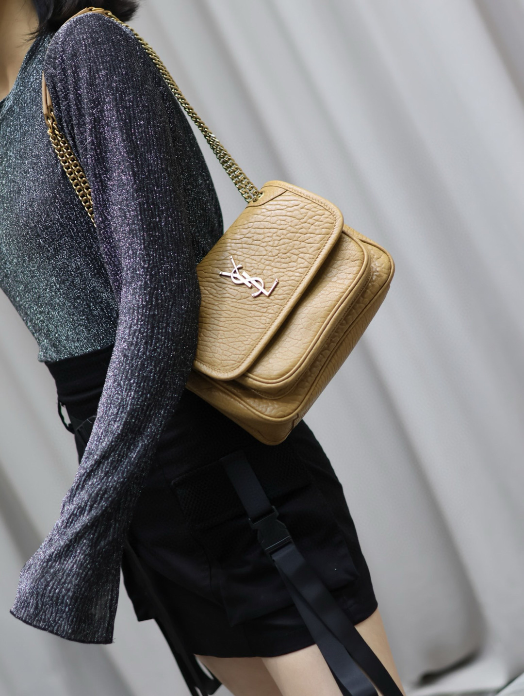NO:772464,Reference for shooting upper body_, saint laurent, saint laurent19860909随拍上身参考_,圣罗兰,saint laurent,Bag