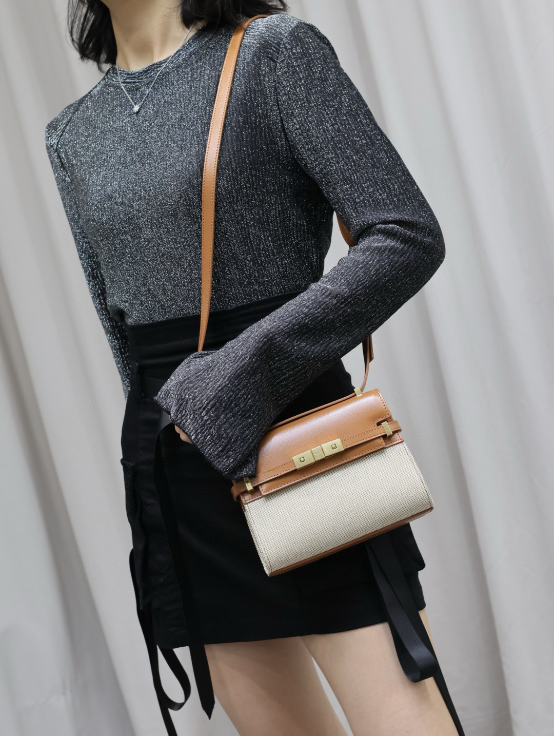 NO:772155,Reference for shooting upper body_, saint laurent, saint laurent19860909随拍上身参考_,圣罗兰,saint laurent,Bag