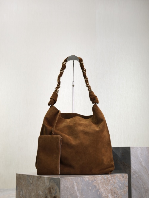 Amalia Suede Hobo Bag with Braided Chain Strap - Bohemian Style 1 Amalia Suede Hobo Bag with Braided Chain Strap - Bohemian Style