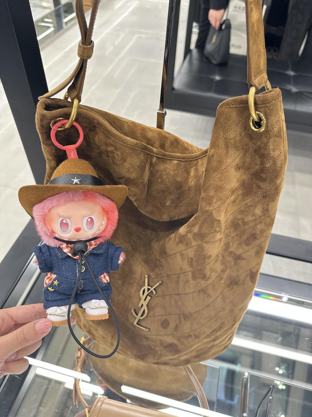 NO:389620,Niki suede bag, Saint Laurent, saint laurent, chamois leather19860909Niki麂皮包,圣罗兰,saint laurent,chamois leather,Bag