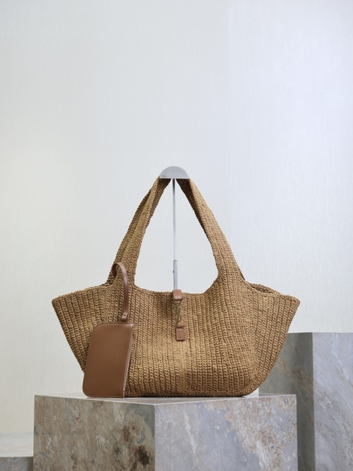 Yves Saint Laurent Bea Woven Hemp Shopping Bag/Hobo Bag - Spacious & Stylish 1 Yves Saint Laurent Bea Woven Hemp Shopping Bag/Hobo Bag - Spacious & Stylish
