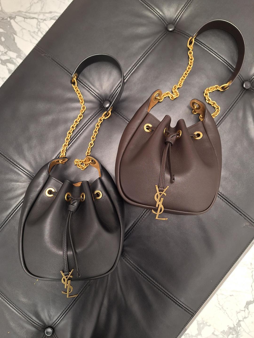 NO:772670,25ss new drawstring chain bucket bag, saint laurent, saint laurent1986090925ss 新款抽绳链条水桶包,圣罗兰,saint laurent,Bag