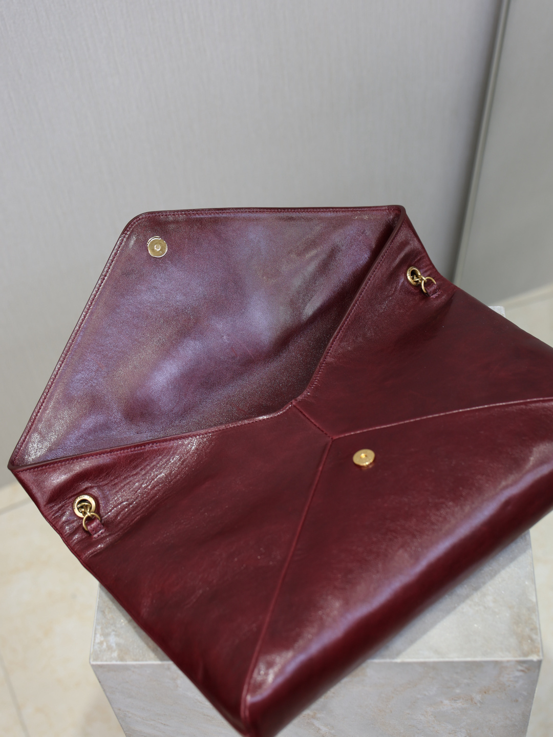 YSL bag LE envelopketting clutch — photo 7