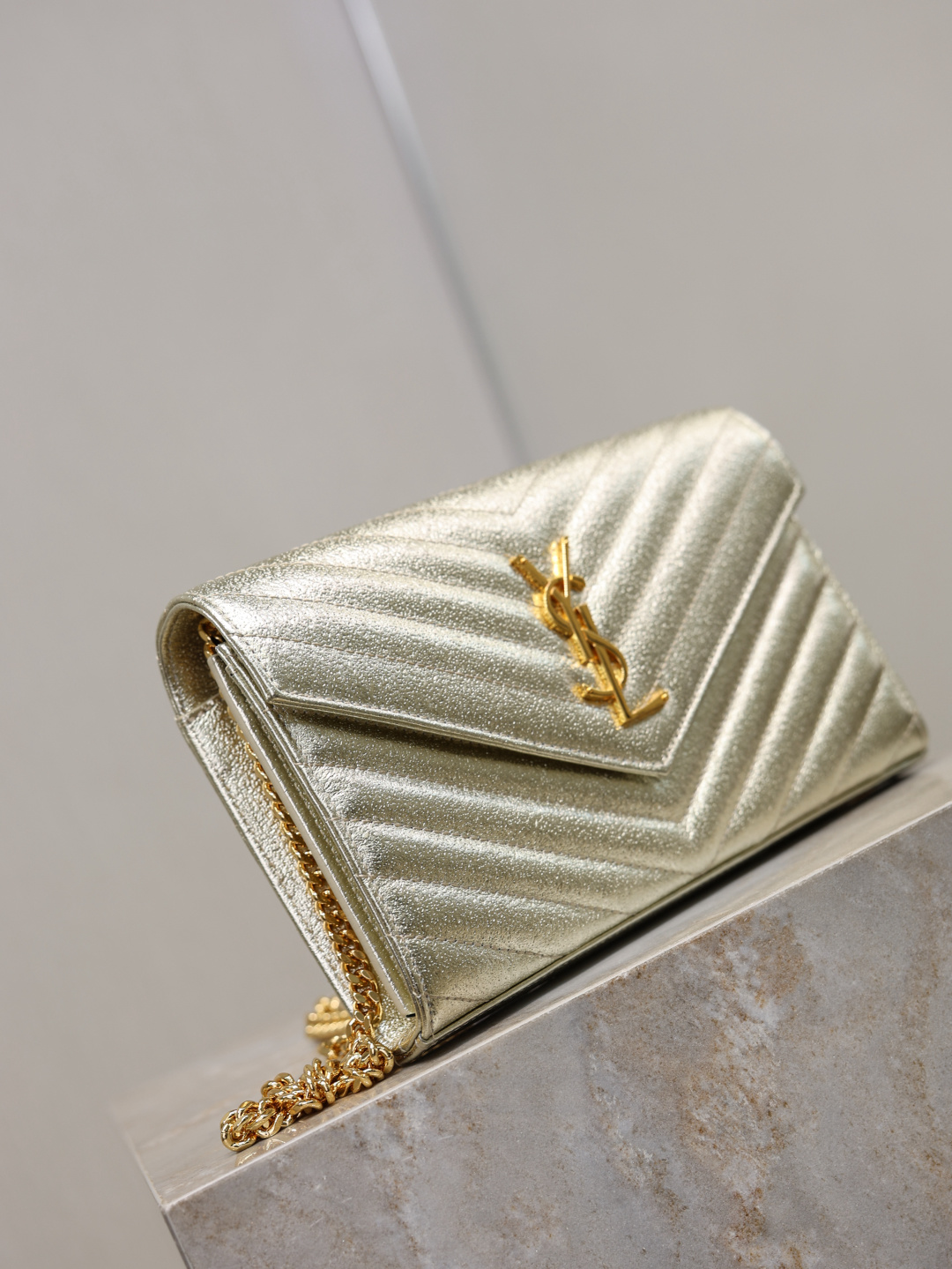 Saint Laurent Gold everyday shoulder