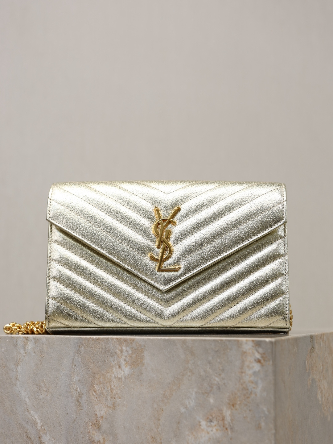 Saint Laurent Gold everyday shoulder