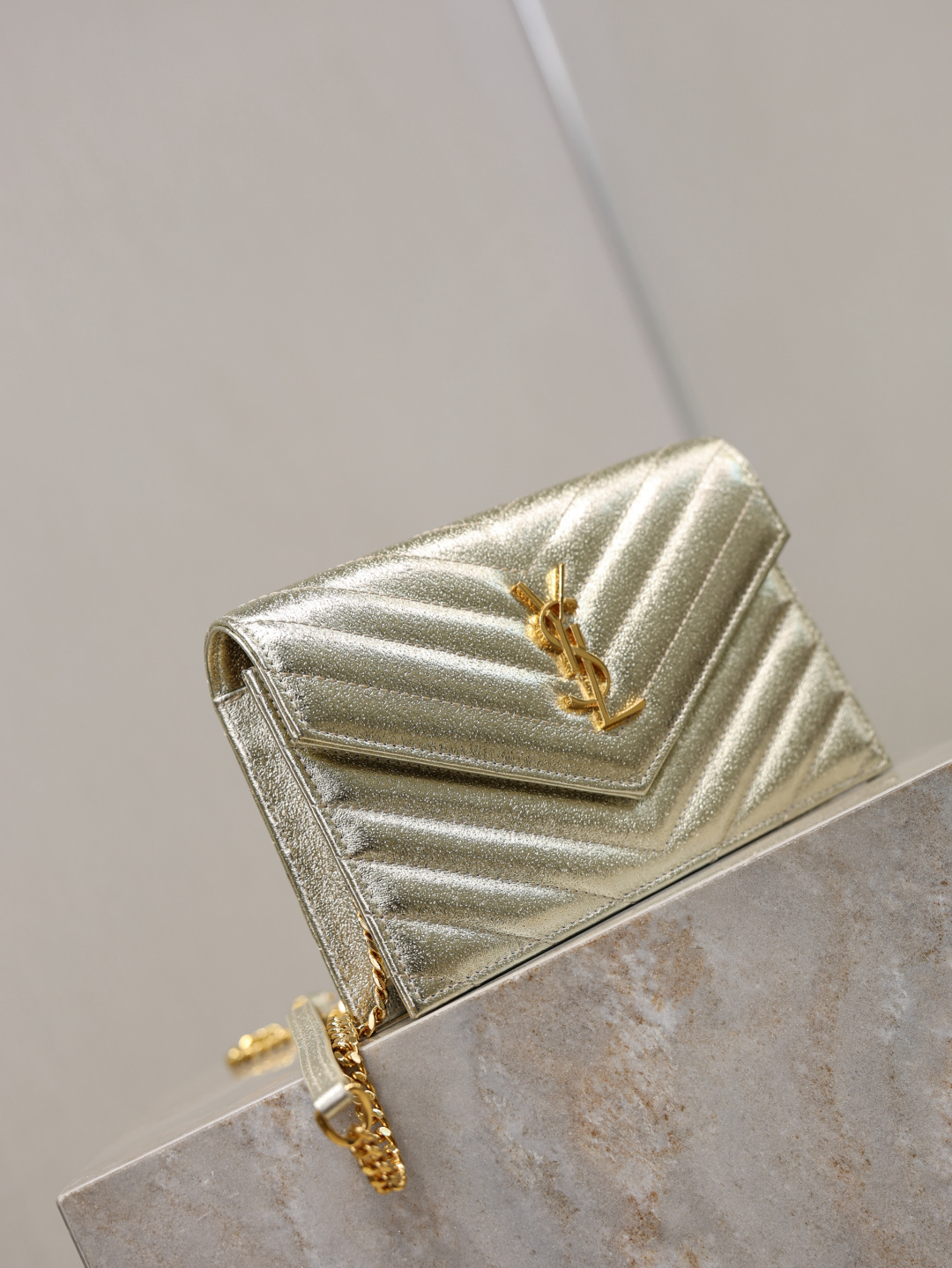 Saint Laurent Gold everyday shoulder