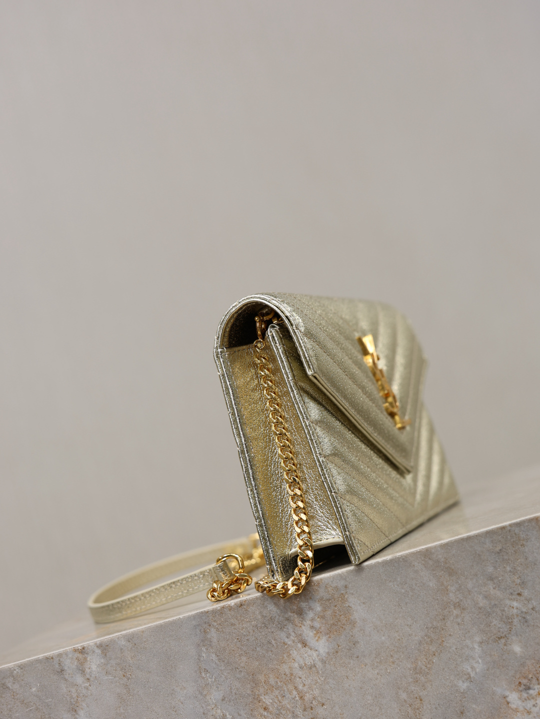 Saint Laurent Gold everyday shoulder