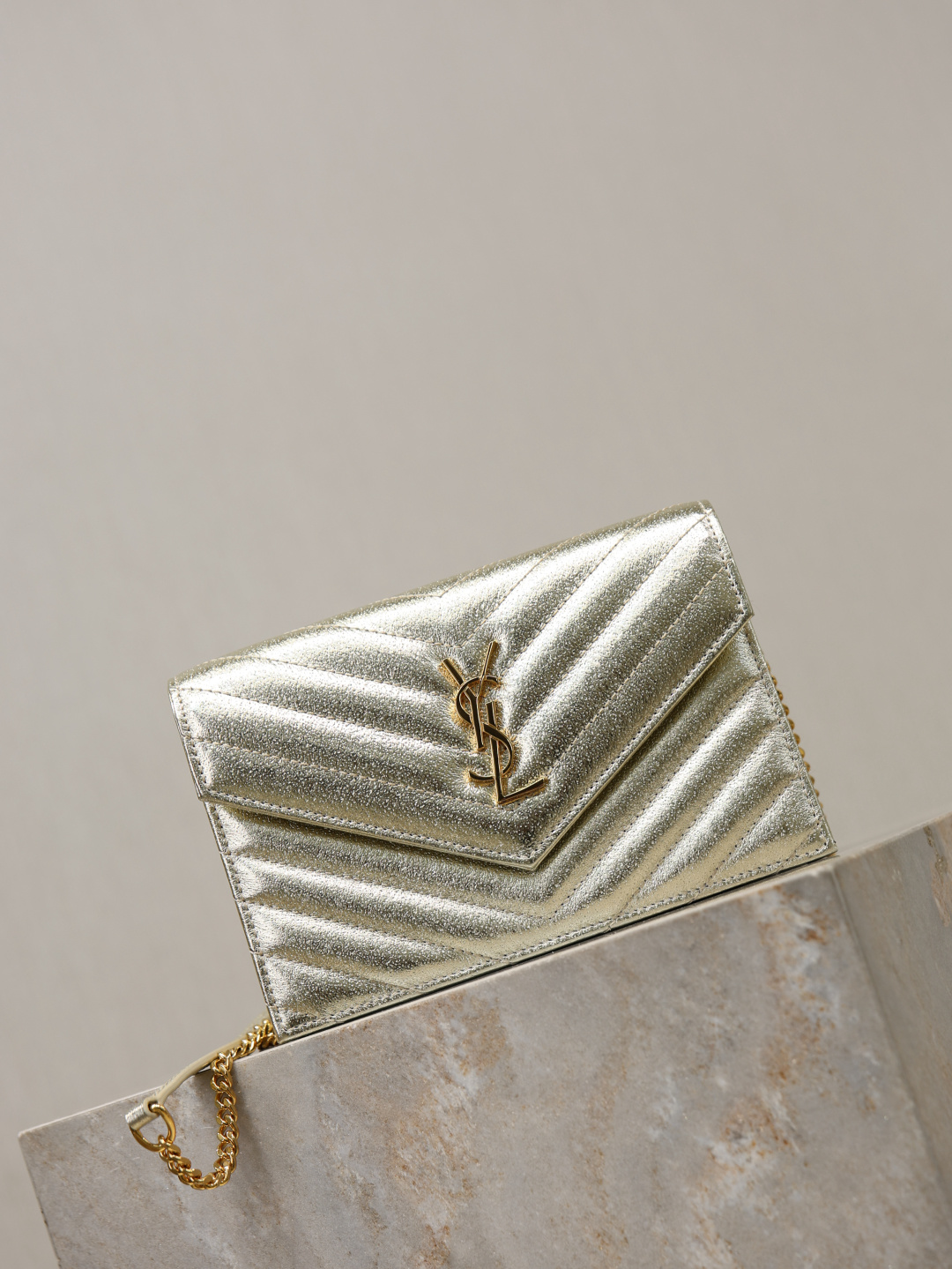 Saint Laurent Gold everyday shoulder