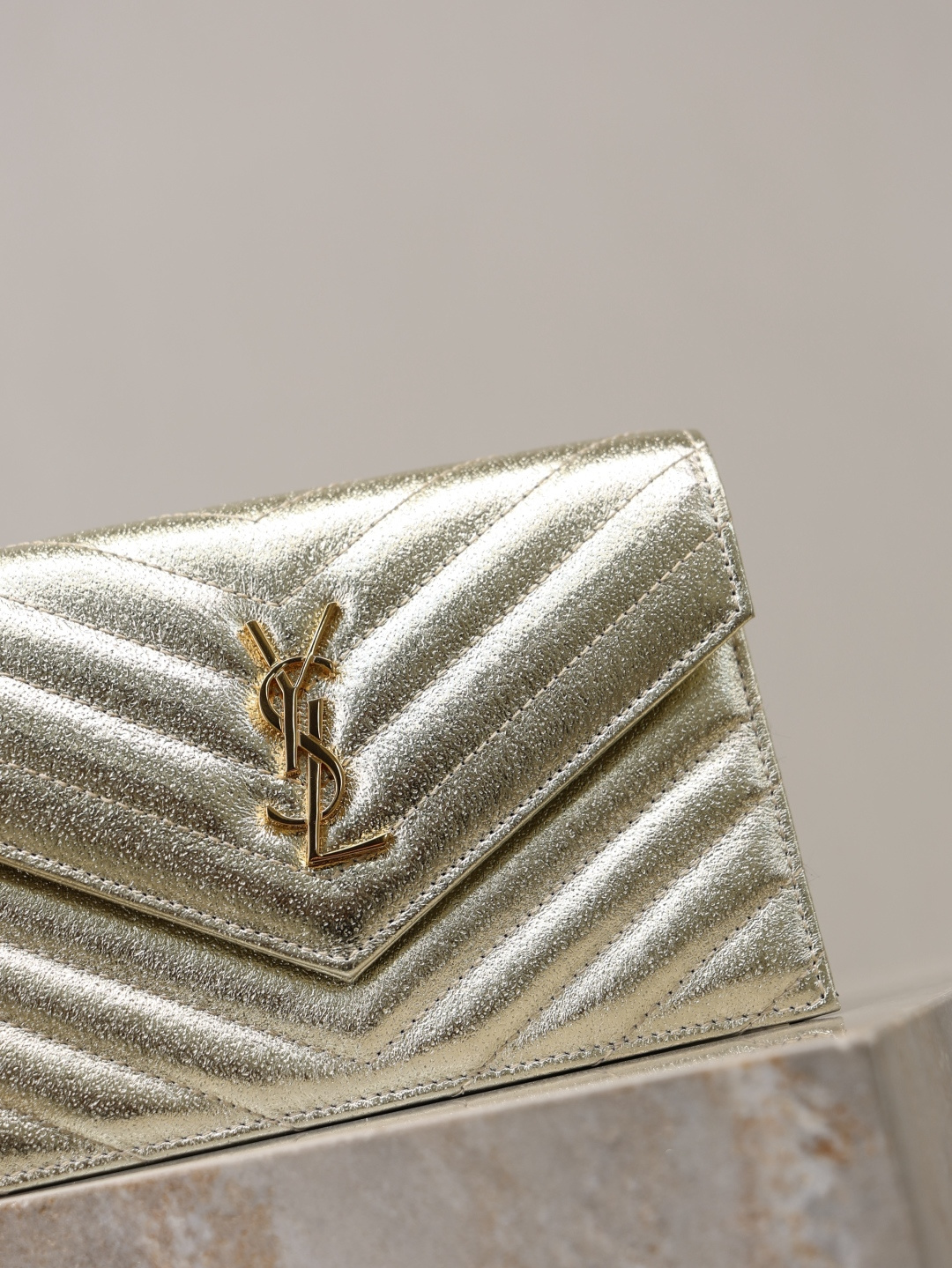 Saint Laurent Gold everyday shoulder