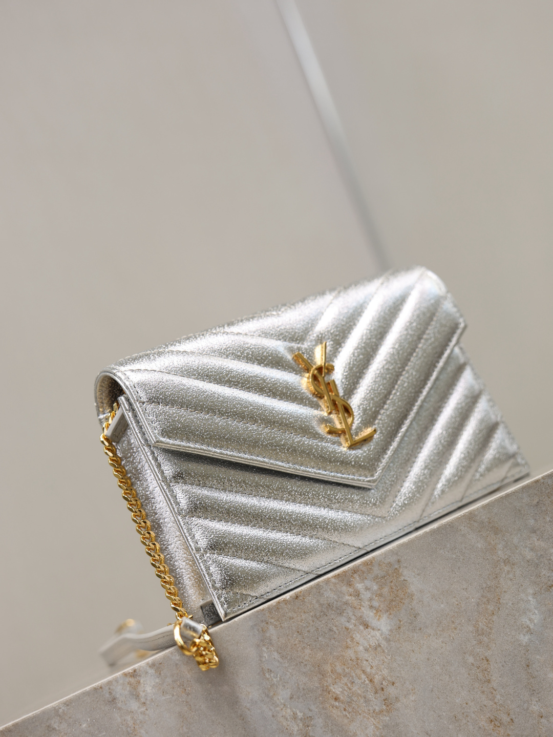 Saint Laurent Silver everyday shoulder