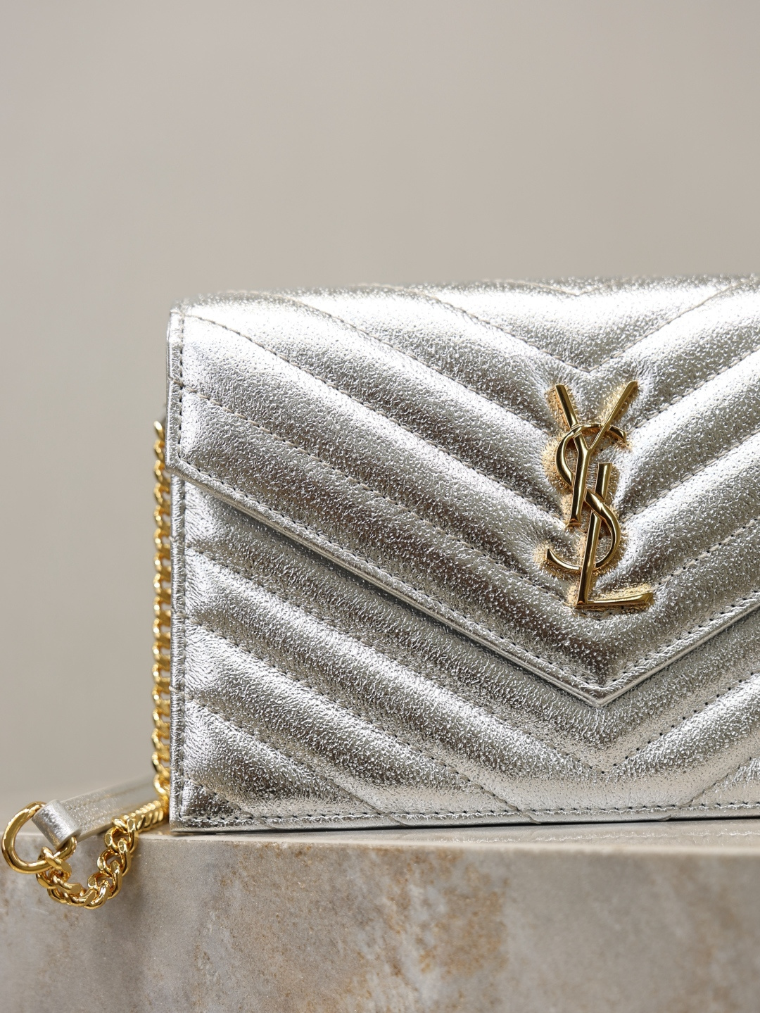 Saint Laurent Silver everyday shoulder