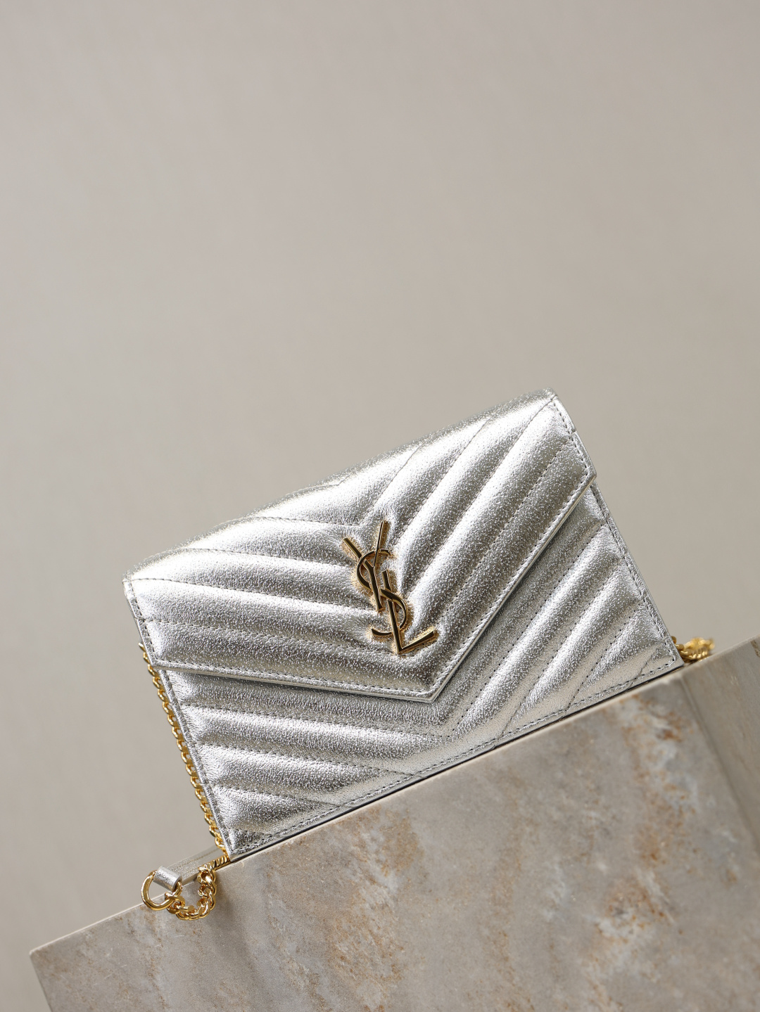 Saint Laurent Silver everyday shoulder