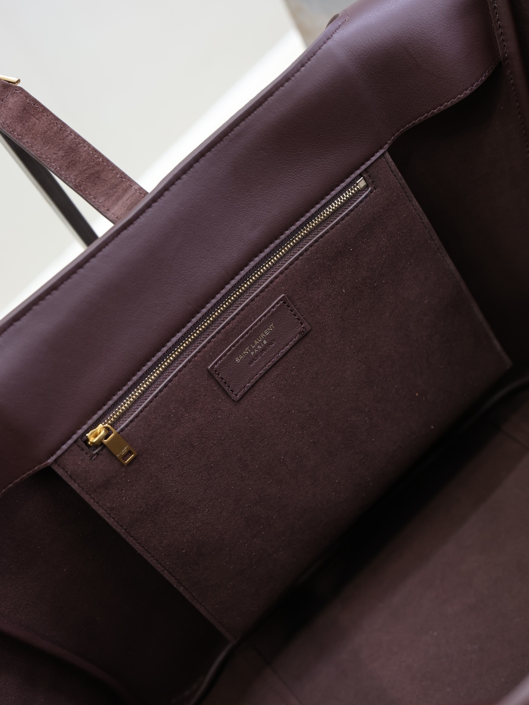 YSL bag Coffee suede gold buckle — photo 7