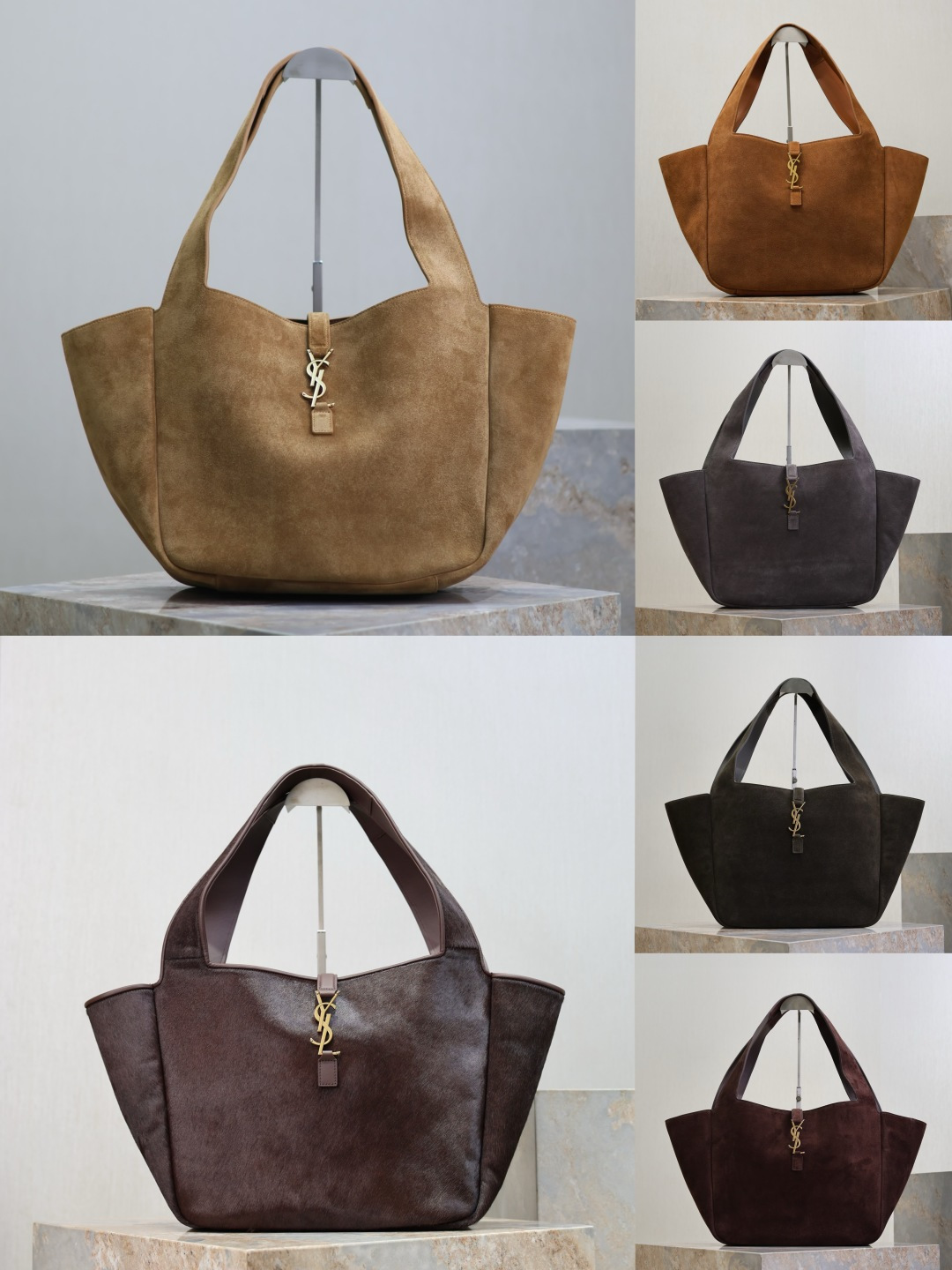 Bea·hobo bolso de compras colección de gamuza
