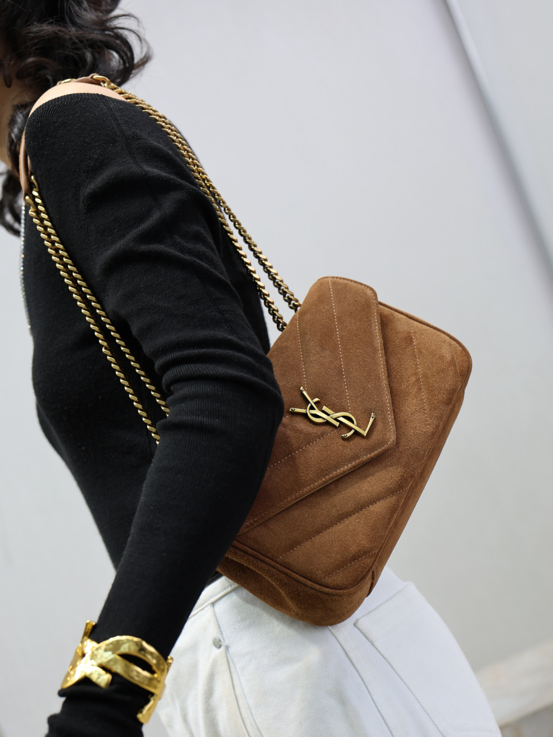 NO:772283,Warm and rich caramel tones give people an elegant, retro and comfortable feeling, saint laurent, saint laurent19860909温暖浓郁的焦糖系色调 给人以优雅 复古和舒适的感觉,圣罗兰,saint laurent,Bag