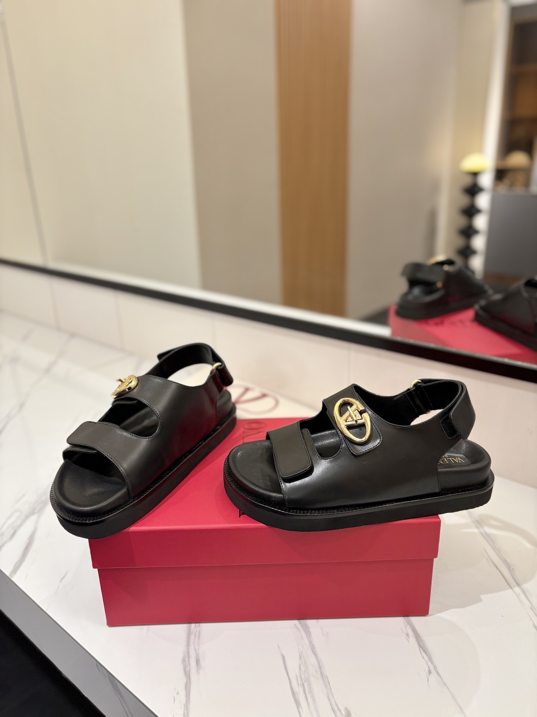 Valentino VLTN Leather Sandals/Slides - Stylish Summer Footwear (Size 35-46) 6 cmp i1742940721330 9535 0 4