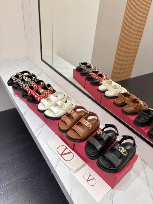 Valentino VLTN Leather Sandals Slides, Luxury Summer Footwear for Women 12 Valentino VLTN Leather Sandals Slides, Luxury Summer Footwear for Women