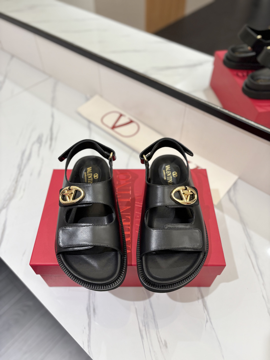 Valentino VLTN Leather Sandals/Slides - Stylish Summer Footwear (Size 35-46) 4 cmp i1742940826153 398 0 2