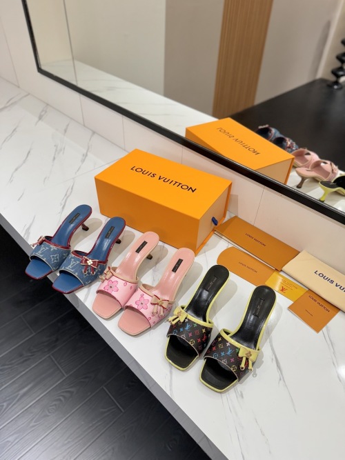 Louis Vuitton Women's Stylish Slides Sandals Slippers, Various Colors 14 Louis Vuitton Women's Stylish Slides Sandals Slippers, Various Colors