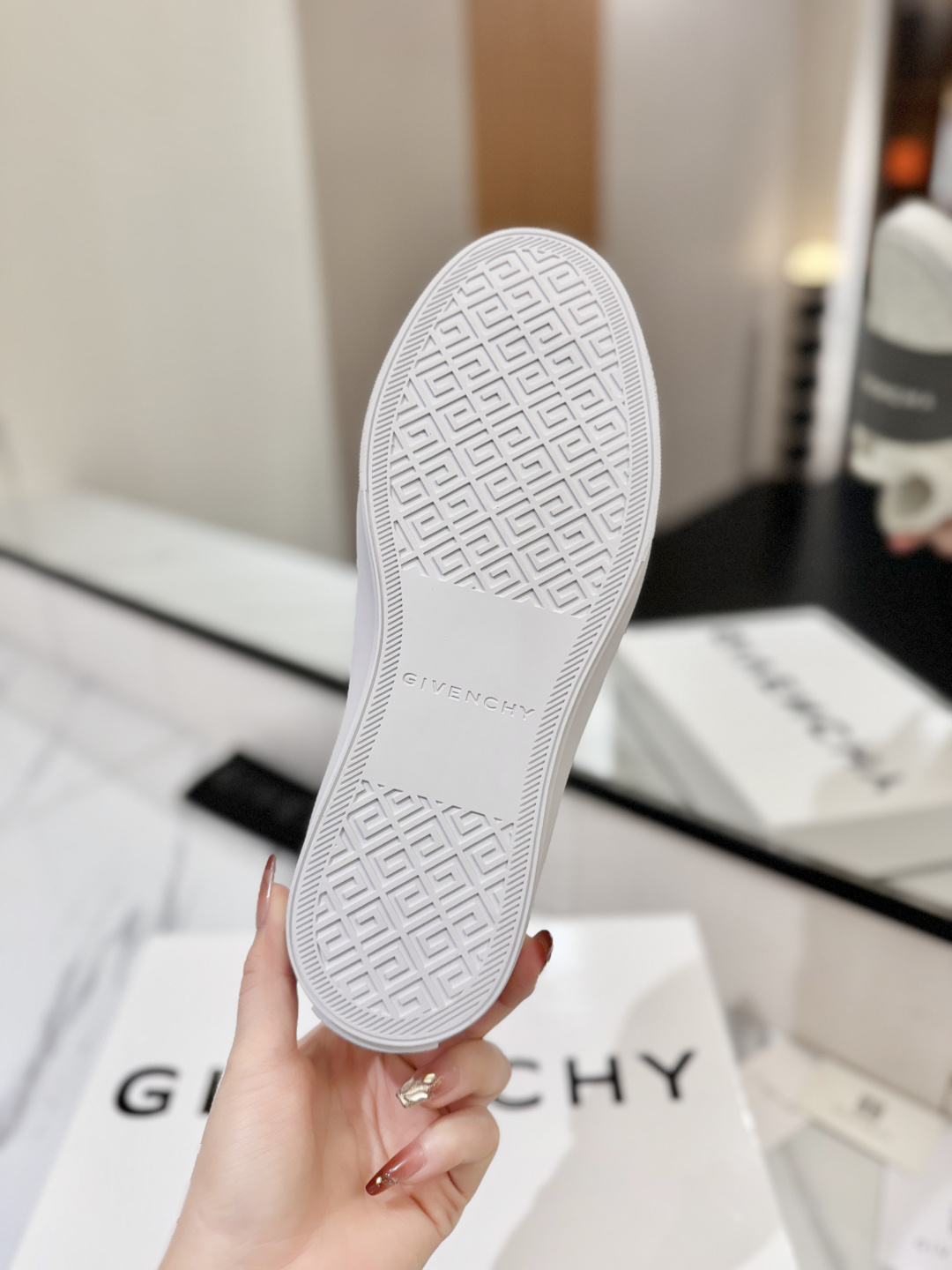Givenchy Logo Strap Slip-on Sneakers