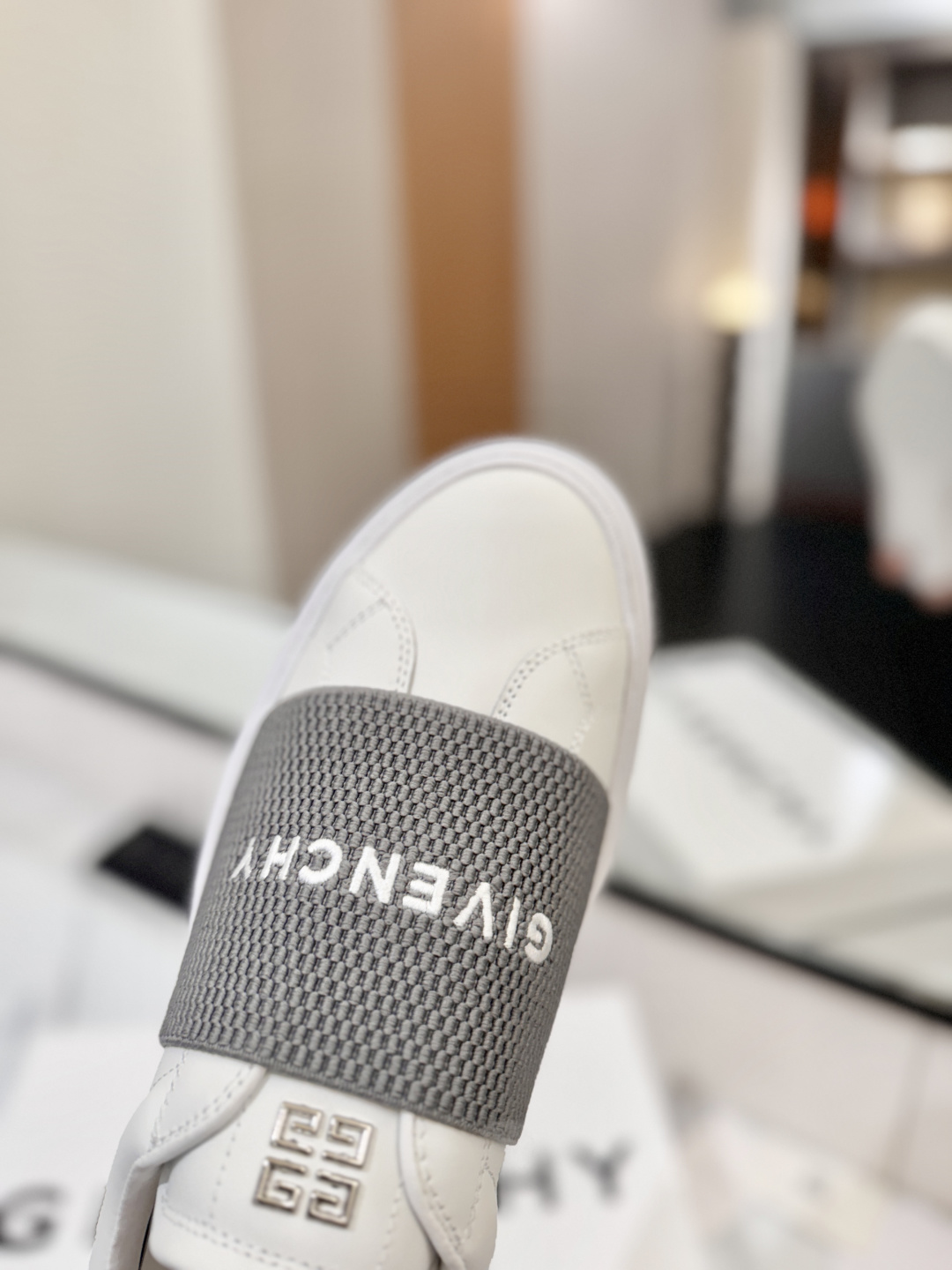 Givenchy Logo Strap Slip-on Sneakers
