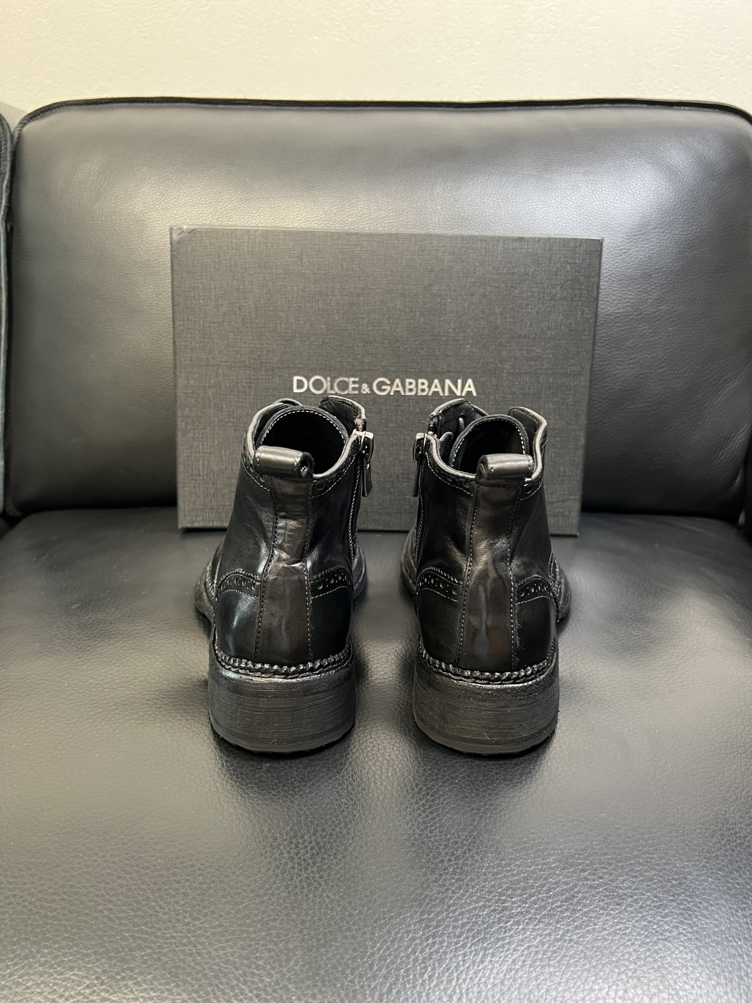 Dolce & Gabbana 高品质 顶级工艺品 杜嘉班纳 爆款专柜新品同步，高帮靴子鞋面意大利进口水