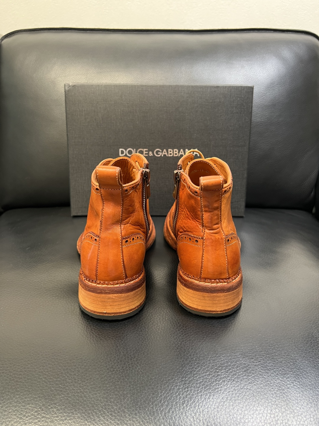 Dolce & Gabbana 高品质 顶级工艺品 杜嘉班纳 爆款专柜新品同步，高帮靴子鞋面意大利进口水