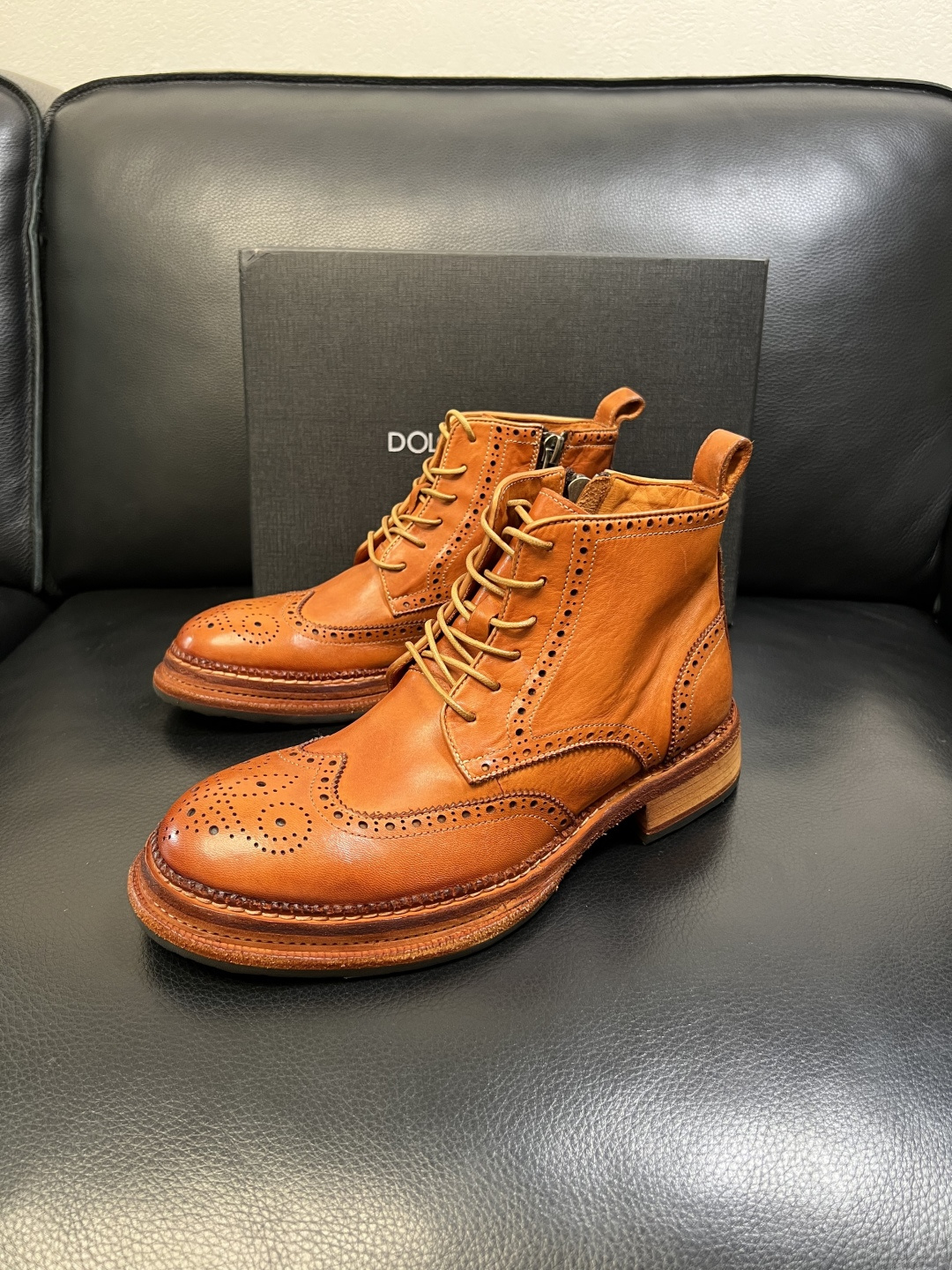 Dolce & Gabbana 高品质 顶级工艺品 杜嘉班纳 爆款专柜新品同步，高帮靴子鞋面意大利进口水