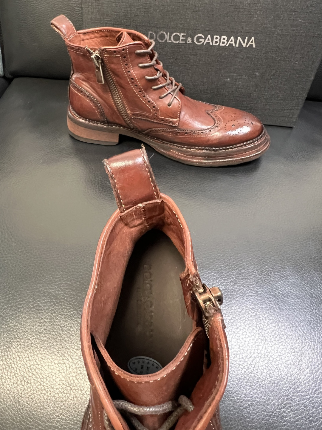 Dolce & Gabbana 高品质 顶级工艺品 杜嘉班纳 爆款专柜新品同步，高帮靴子鞋面意大利进口水