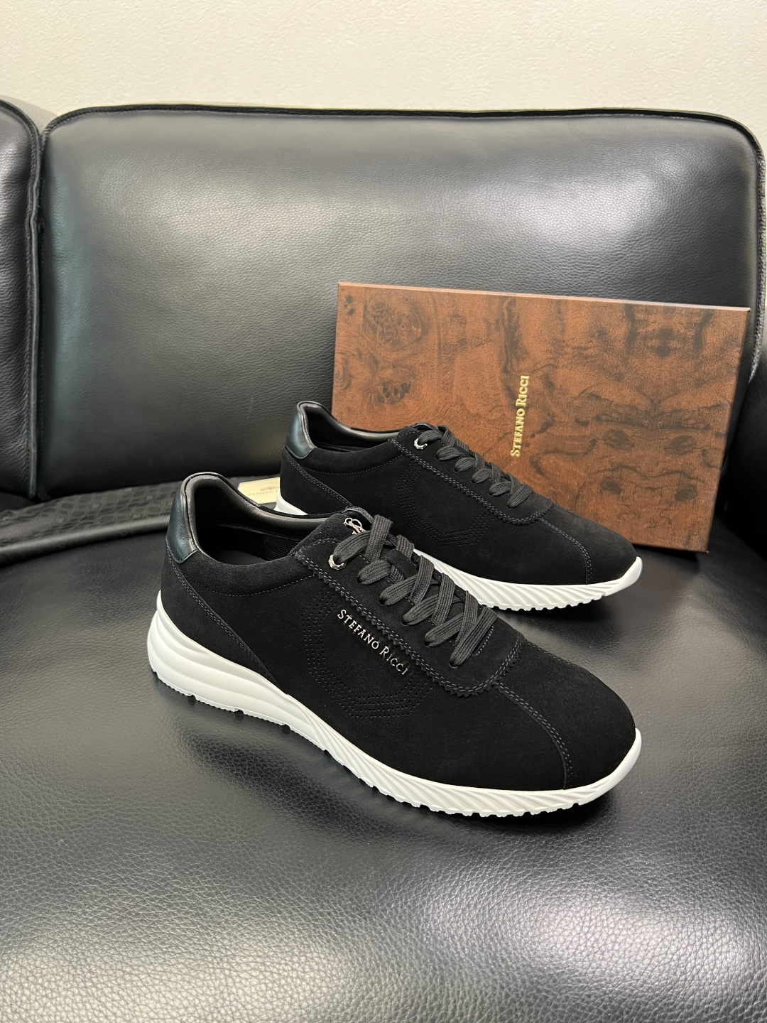 StefanoRicci 高品质 顶级工艺品 史蒂芬 劳尼治 专柜新品同步，鞋面意大利进口牛皮面料，进口