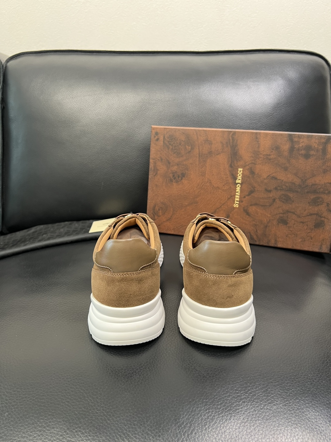 StefanoRicci 高品质 顶级工艺品 史蒂芬 劳尼治 专柜新品同步，鞋面意大利进口牛皮面料，进口