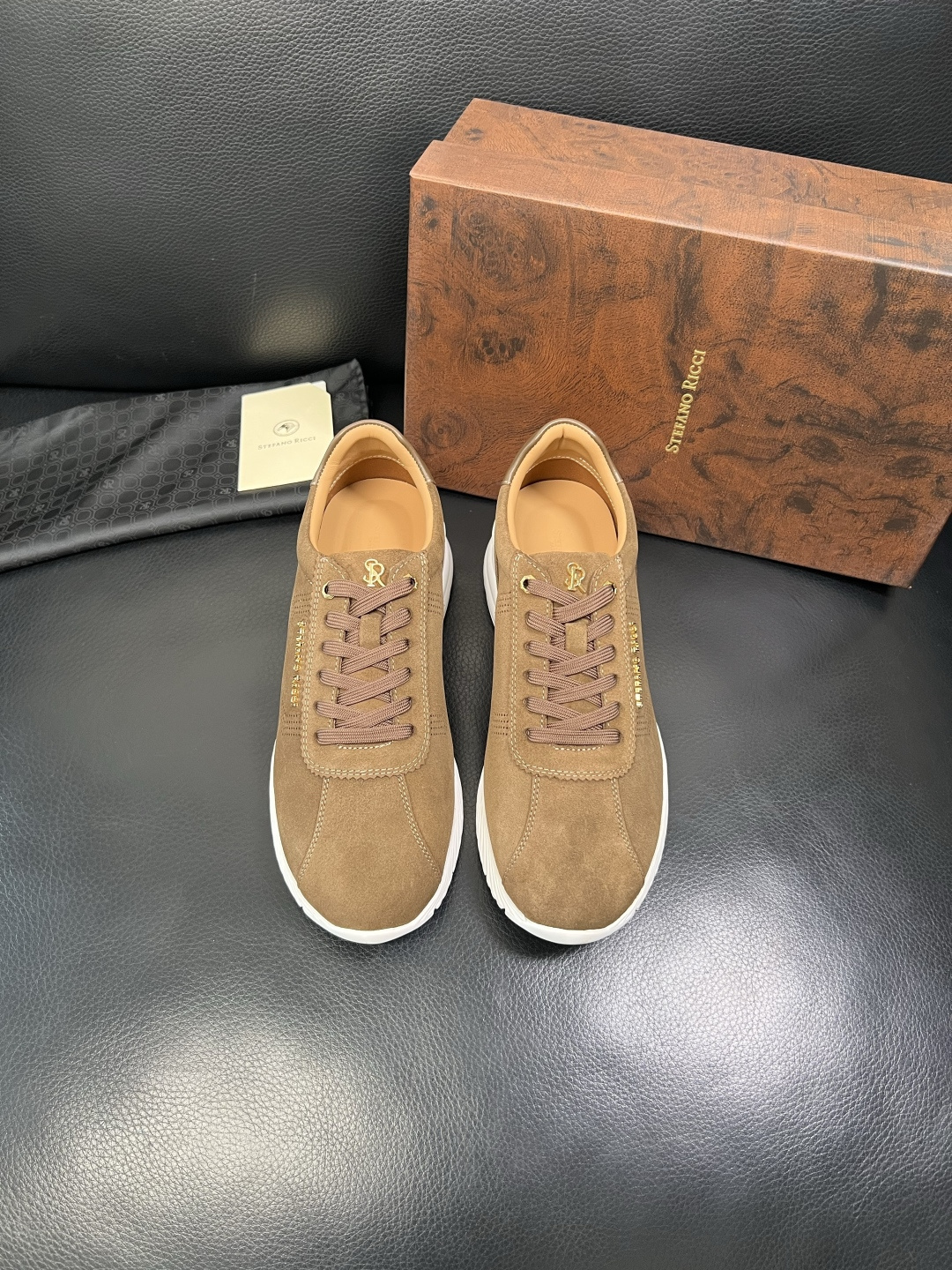 StefanoRicci 高品质 顶级工艺品 史蒂芬 劳尼治 专柜新品同步，鞋面意大利进口牛皮面料，进口