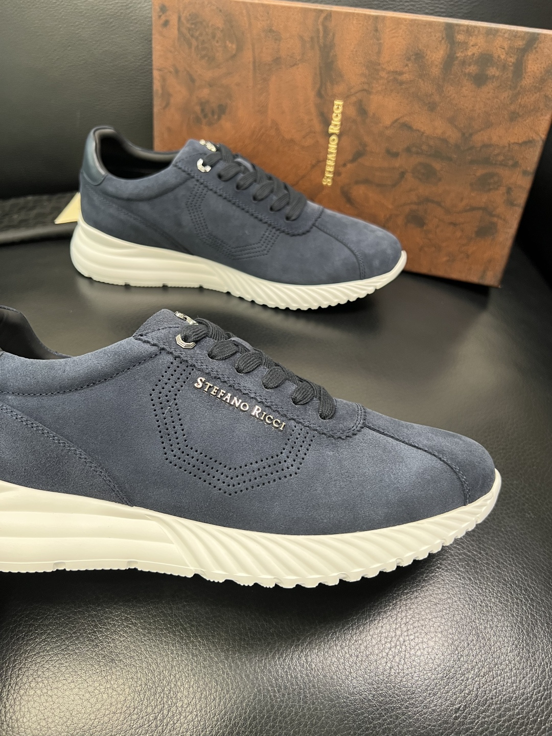 StefanoRicci 高品质 顶级工艺品 史蒂芬 劳尼治 专柜新品同步，鞋面意大利进口牛皮面料，进口