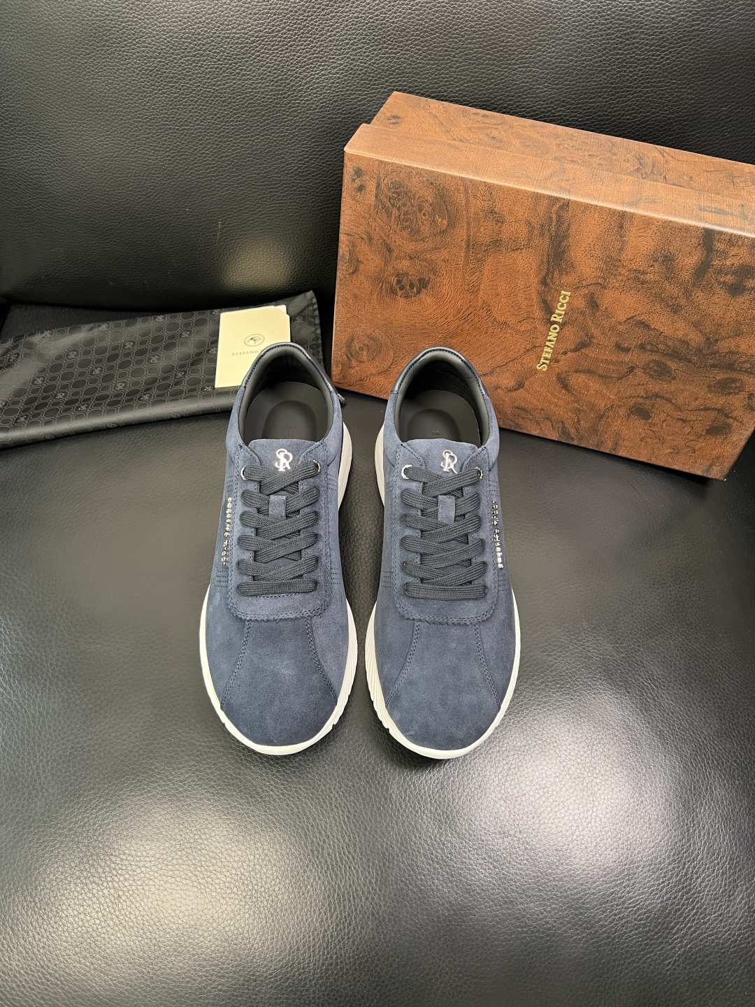 StefanoRicci 高品质 顶级工艺品 史蒂芬 劳尼治 专柜新品同步，鞋面意大利进口牛皮面料，进口