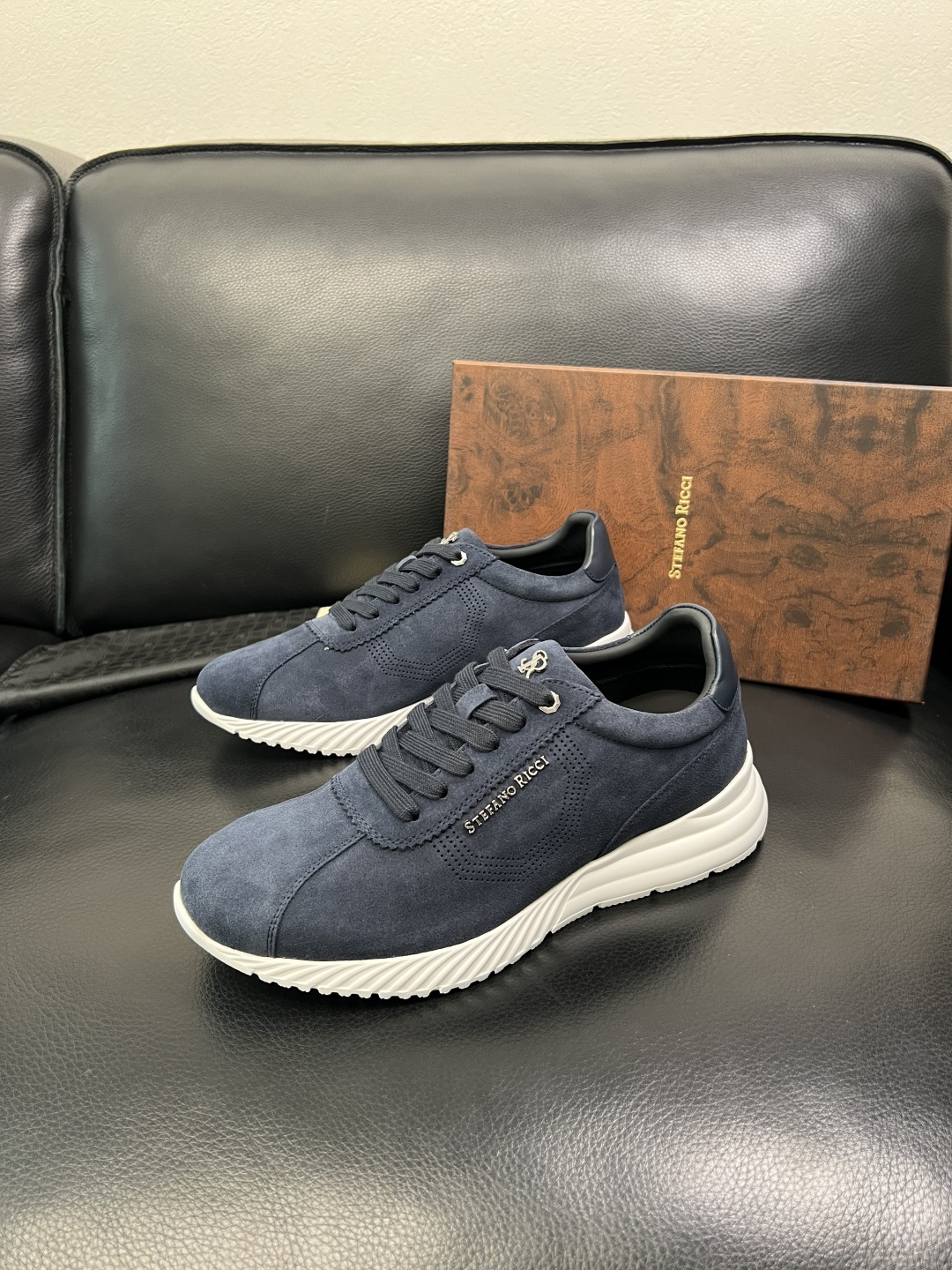 StefanoRicci 高品质 顶级工艺品 史蒂芬 劳尼治 专柜新品同步，鞋面意大利进口牛皮面料，进口