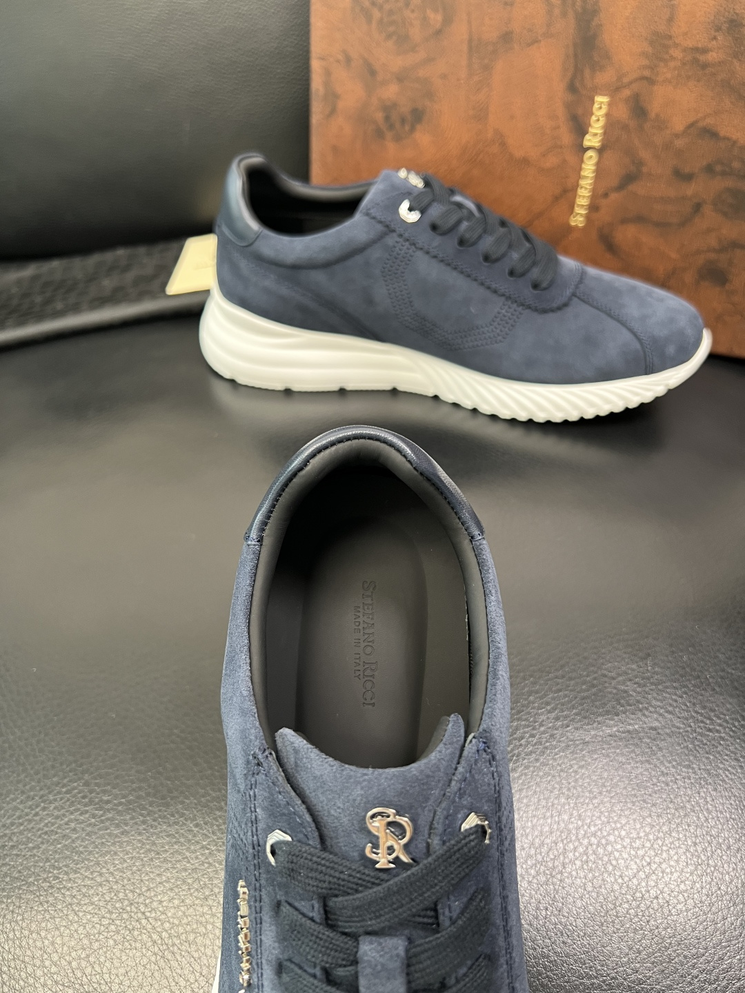 StefanoRicci 高品质 顶级工艺品 史蒂芬 劳尼治 专柜新品同步，鞋面意大利进口牛皮面料，进口