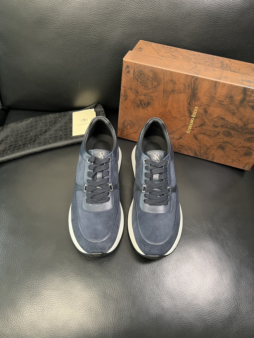 StefanoRicci 高品质 顶级工艺品 史蒂芬 劳尼治 专柜新品同步，鞋面意大利进口牛皮面料，进口