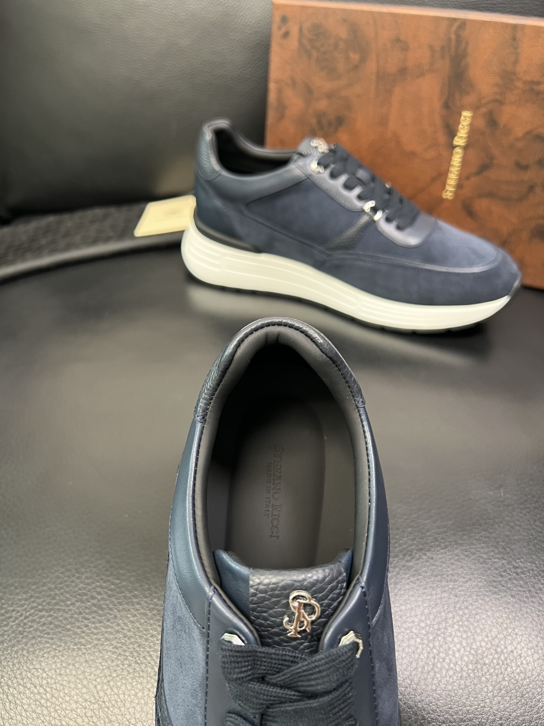 StefanoRicci 高品质 顶级工艺品 史蒂芬 劳尼治 专柜新品同步，鞋面意大利进口牛皮面料，进口