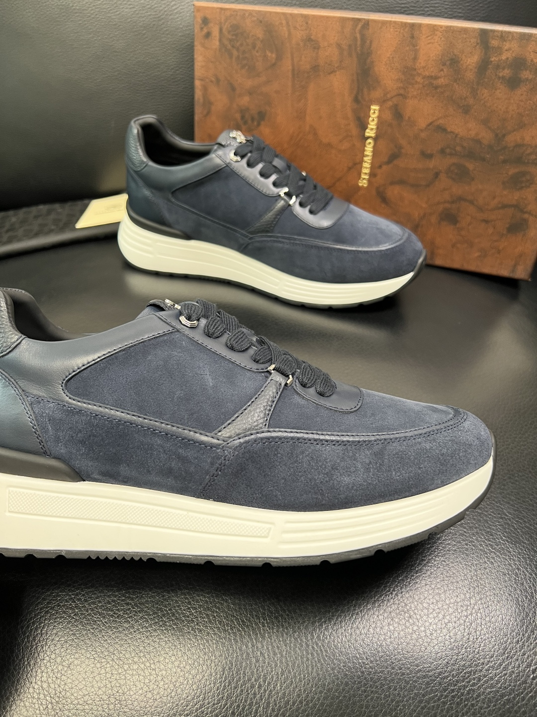 StefanoRicci 高品质 顶级工艺品 史蒂芬 劳尼治 专柜新品同步，鞋面意大利进口牛皮面料，进口